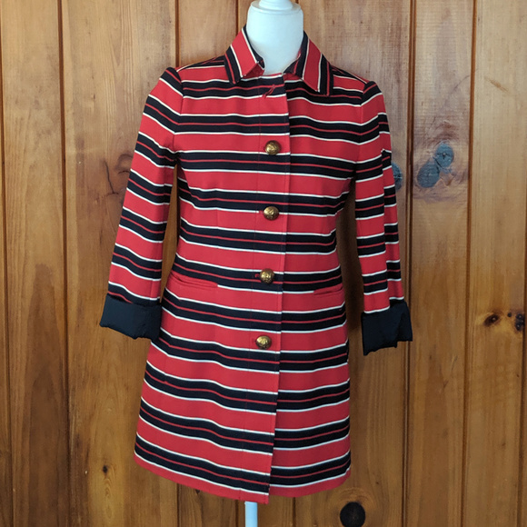 Stripe Nautical Jacket Size XS Banana Republic - Picture 2 of 8